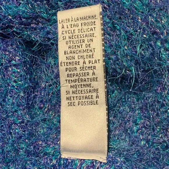 Fuzzy Cozy Multi-Colored Sweater - Picture 9 of 12